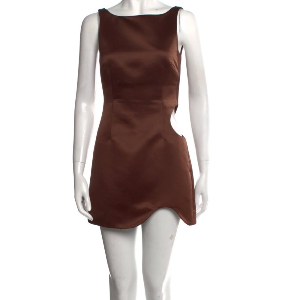 Sandy Liang Brown Connell Dress